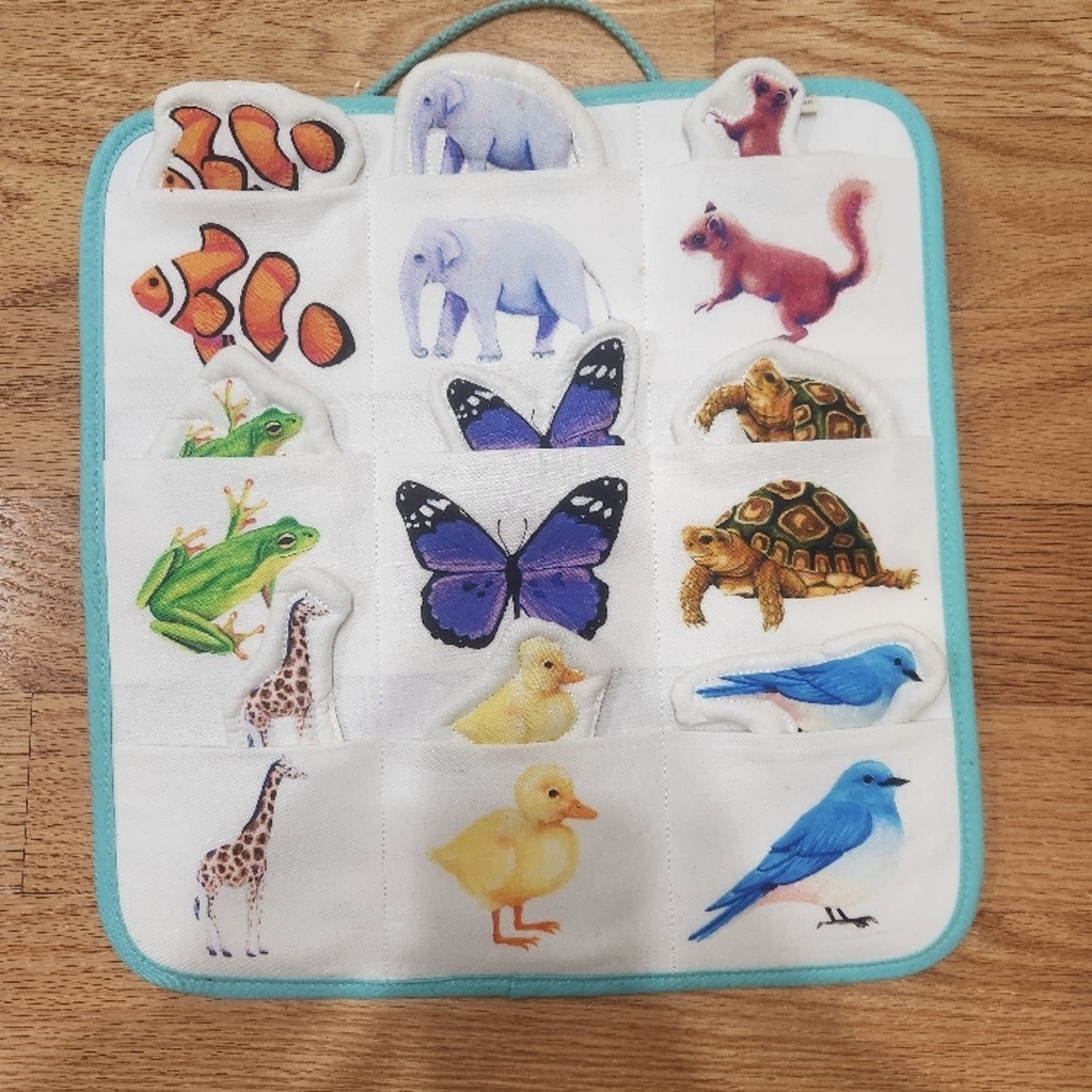 Lovevery Quilted Critter Pockets